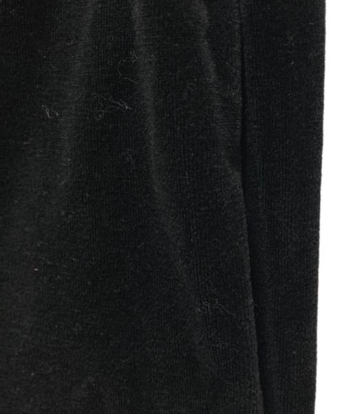 MACPHEE（マカフィー）MACPHEE (マカフィー) コットンポリエステルベロア オールインワン ブラック サイズ:36の古着・服飾アイテム