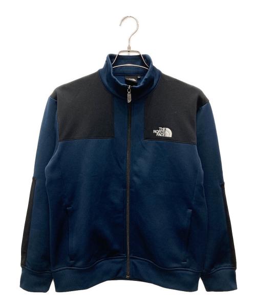 THE NORTH FACE（ザ ノース フェイス）THE NORTH FACE (ザ ノース フェイス) JERSEY JACKET/ジャージジャケット ブラック×ネイビー サイズ:Lの古着・服飾アイテム