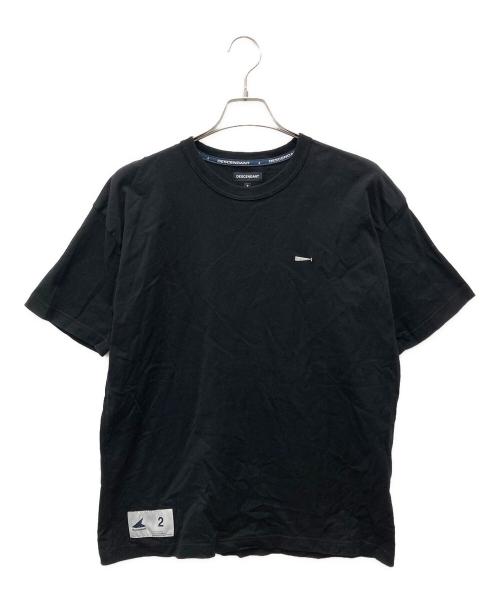 DESCENDANT（ディセンダント）DESCENDANT (ディセンダント) 半袖カットソー ブラック サイズ:2の古着・服飾アイテム