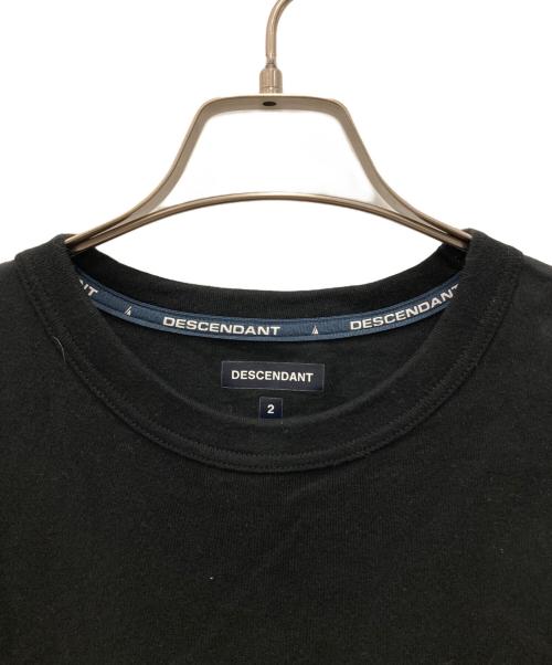 DESCENDANT（ディセンダント）DESCENDANT (ディセンダント) 半袖カットソー ブラック サイズ:2の古着・服飾アイテム