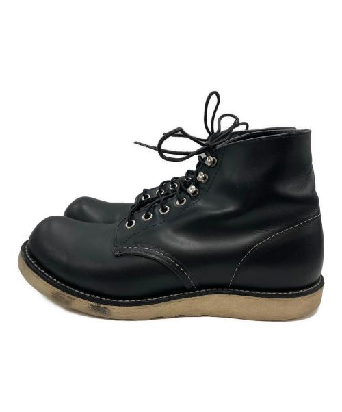 RED WING（レッドウィング）RED WING (レッドウィング) 復刻6 INCH CLASSIC ROUND ブラック サイズ:26の古着・服飾アイテム
