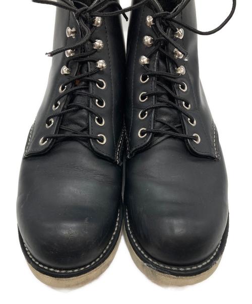 RED WING（レッドウィング）RED WING (レッドウィング) 復刻6 INCH CLASSIC ROUND ブラック サイズ:26の古着・服飾アイテム