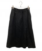 MHLエムエイチエル）の古着「WORN LINEN COTTON DRILL/ウォーン・リネン・コットン・ドリル」｜ブラック