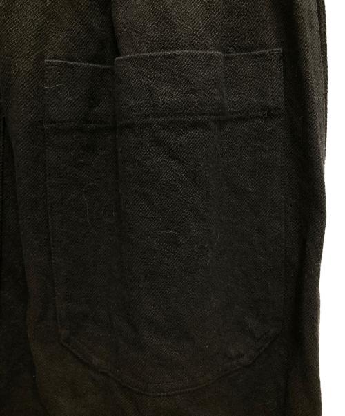 MHL（エムエイチエル）MHL (エムエイチエル) WORN LINEN COTTON DRILL/ウォーン・リネン・コットン・ドリル ブラック サイズ:1の古着・服飾アイテム