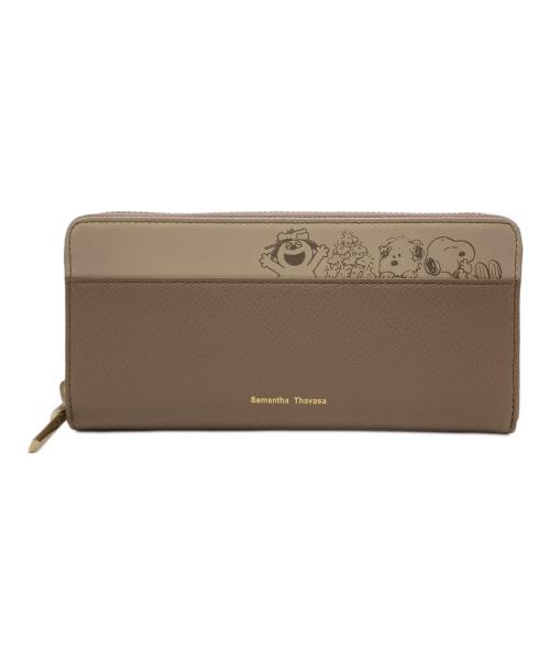 Samantha Thavasa（サマンサタバサ）Samantha Thavasa (サマンサタバサ) PEANUTS (ピーナッツ) 長財布 ブラウン 未使用品の古着・服飾アイテム