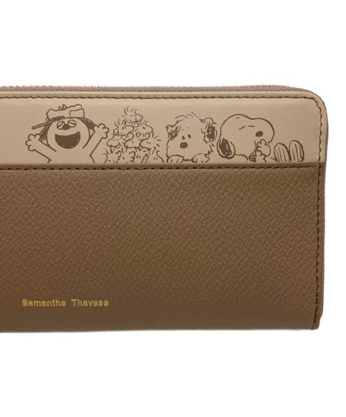 Samantha Thavasa（サマンサタバサ）Samantha Thavasa (サマンサタバサ) PEANUTS (ピーナッツ) 長財布 ブラウン 未使用品の古着・服飾アイテム