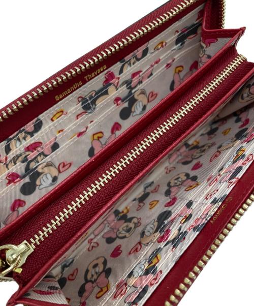 Samantha Thavasa（サマンサタバサ）Samantha Thavasa (サマンサタバサ) DISNEY (ディズニー) 長財布 レッドの古着・服飾アイテム