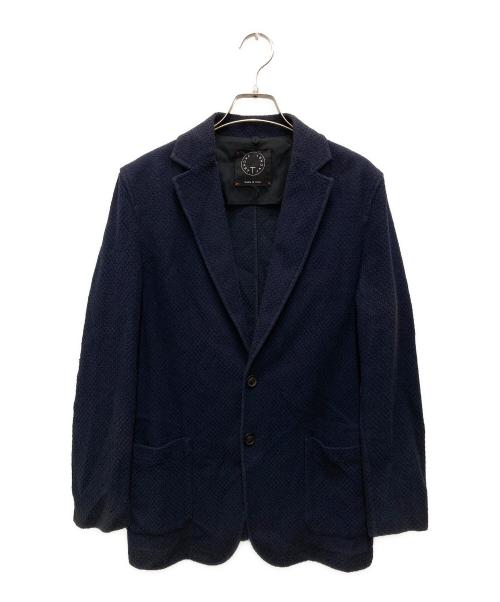 T-JACKET By TONELLO（ティージャケット バイ トネッロ）T-JACKET By TONELLO (ティージャケット バイ トネッロ) テーラードジャケット ネイビー サイズ:Sの古着・服飾アイテム