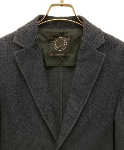 T-JACKET By TONELLO（ティージャケット バイ トネッロ）T-JACKET By TONELLO (ティージャケット バイ トネッロ) テーラードジャケット ネイビー サイズ:Sの古着・服飾アイテム