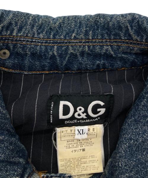 DOLCE & GABBANA（ドルチェ＆ガッバーナ）DOLCE & GABBANA (ドルチェ＆ガッバーナ) デニムジャケット インディゴ サイズ:XLの古着・服飾アイテム