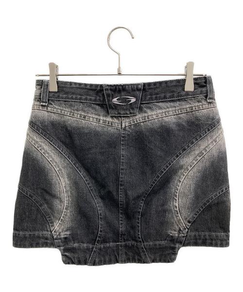 GRAILZ（グレイルズ）GRAILZ (グレイルズ) SPRAY BIKER SKIRT/スプレー・バイカー・スカート ブラック サイズ:2の古着・服飾アイテム