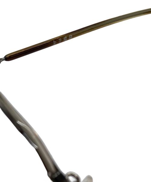 金子眼鏡（カネコガンキョウ）金子眼鏡 (カネコガンキョウ) CELLULOIDサングラス/セルロイド サングラス ライトブラウンの古着・服飾アイテム