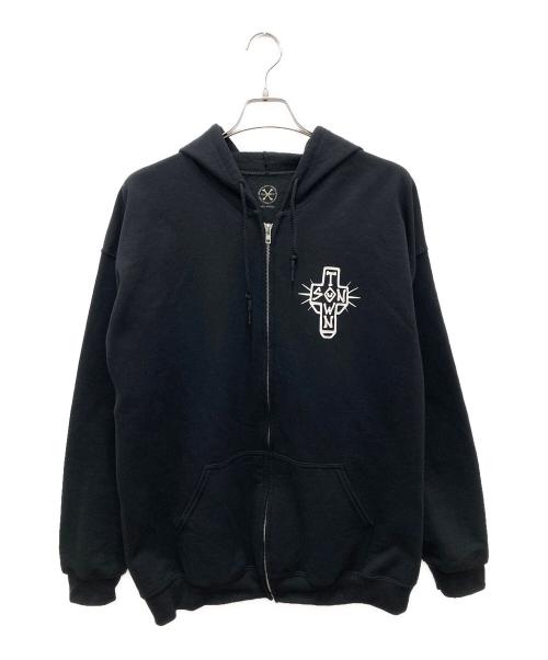 THE BONEZ（ザボーンズ）THE BONEZ (ザボーンズ) SUNTOWNジップパーカー ブラック サイズ:X-LARGEの古着・服飾アイテム