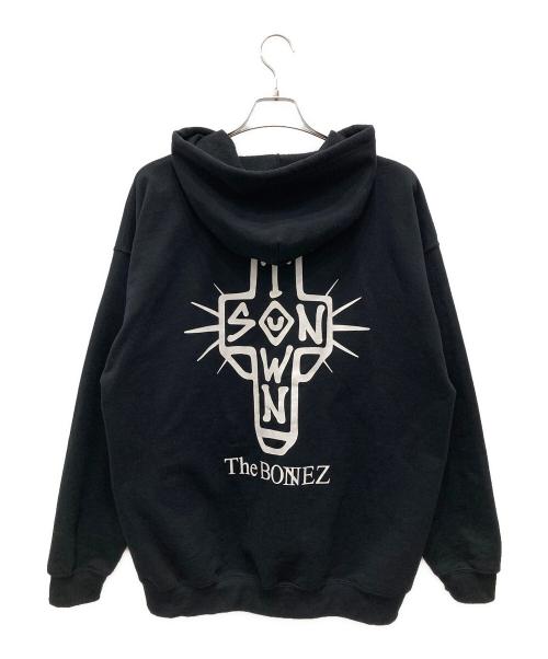 THE BONEZ（ザボーンズ）THE BONEZ (ザボーンズ) SUNTOWNジップパーカー ブラック サイズ:X-LARGEの古着・服飾アイテム