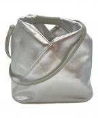 MM6 Maison Margielaエムエムシックスメゾンマルジェラ）の古着「ナンバリングロゴJapanese Crossbody Bag」｜シルバー