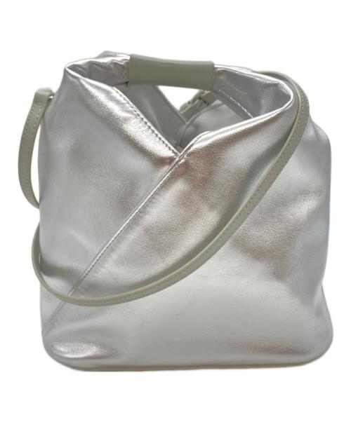 MM6 Maison Margiela（エムエムシックスメゾンマルジェラ）MM6 Maison Margiela (エムエムシックスメゾンマルジェラ) ナンバリングロゴJapanese Crossbody Bag シルバーの古着・服飾アイテム