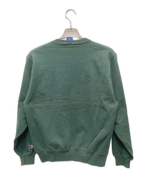 Champion（チャンピオン）Champion (チャンピオン) 00'sクルーネックスウェット グリーン サイズ:Mの古着・服飾アイテム