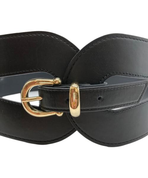 Pinky & Dianne（ピンキーアンドダイアン）Pinky & Dianne (ピンキーアンドダイアン) カッティングカーブベルト ブラックの古着・服飾アイテム