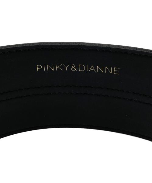 Pinky & Dianne（ピンキーアンドダイアン）Pinky & Dianne (ピンキーアンドダイアン) カッティングカーブベルト ブラックの古着・服飾アイテム