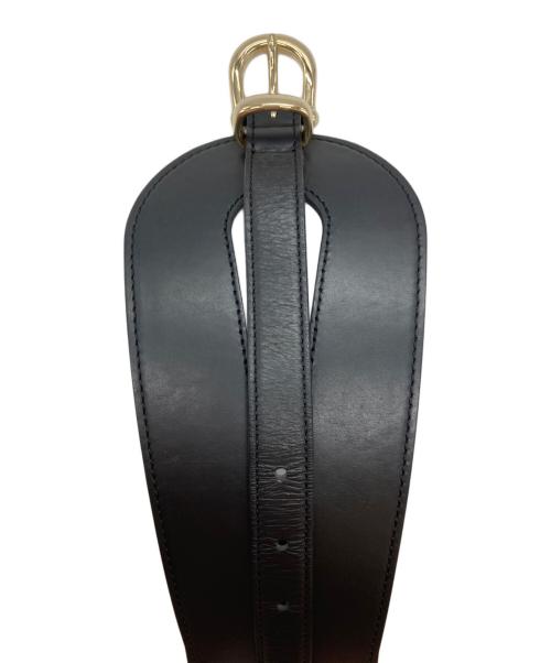 Pinky & Dianne（ピンキーアンドダイアン）Pinky & Dianne (ピンキーアンドダイアン) カッティングカーブベルト ブラックの古着・服飾アイテム