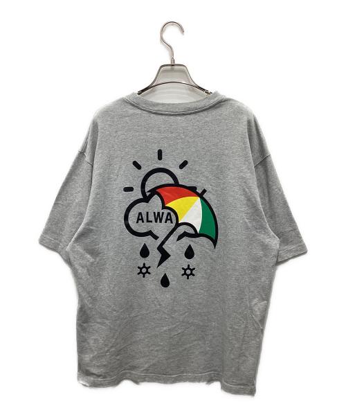 ALWAYTH（オールウェイズ）ALWAYTH (オールウェイズ) バックプリントTシャツ グレー サイズ:XLの古着・服飾アイテム