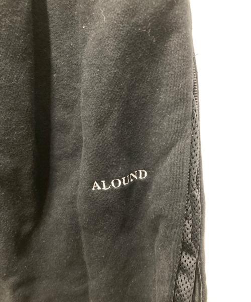 ALOUND（アラウンド）ALOUND (アラウンド) TWO TUCK SWEATPANTS ブラック サイズ:Mの古着・服飾アイテム