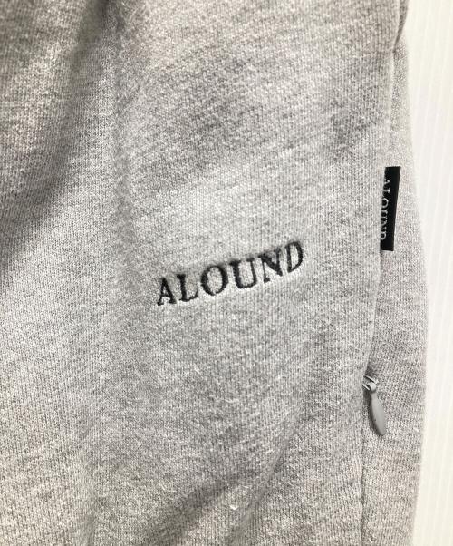 ALOUND（アラウンド）ALOUND (アラウンド) TWO TUCK SWEATPANTS グレー サイズ:Mの古着・服飾アイテム