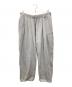 ALOUND（アラウンド）の古着「TWO TUCK SWEATPANTS」｜グレー