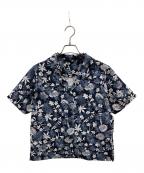 THE NORTH FACEザ ノース フェイス）の古着「アロハシャツ」｜ネイビー