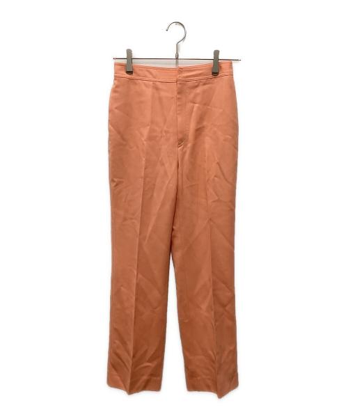 UNITED ARROWS TOKYO（ユナイテッドアローズトウキョウ）UNITED ARROWS TOKYO (ユナイテッドアローズトウキョウ) UBC ツイル フレアパンツ オレンジ サイズ:36の古着・服飾アイテム