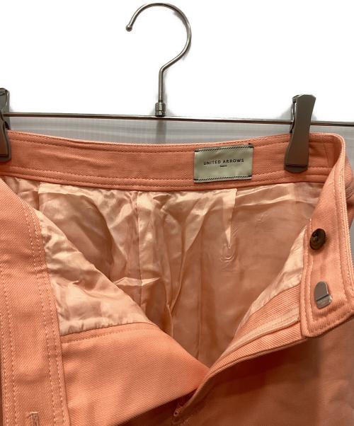 UNITED ARROWS TOKYO（ユナイテッドアローズトウキョウ）UNITED ARROWS TOKYO (ユナイテッドアローズトウキョウ) UBC ツイル フレアパンツ オレンジ サイズ:36の古着・服飾アイテム