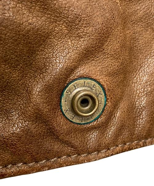 beautiful people（ビューティフルピープル）beautiful people (ビューティフルピープル) レザージャケット ブラウン サイズ:130の古着・服飾アイテム