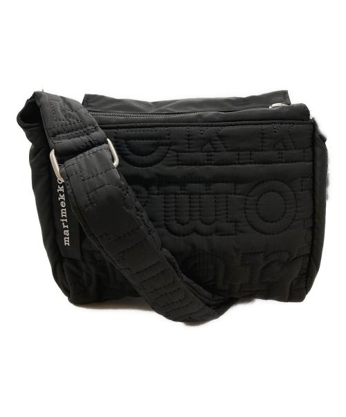 marimekko（マリメッコ）marimekko (マリメッコ) Joy Crossbody S Logo/ジョイ・クロスボディ・エス・ロゴ ブラックの古着・服飾アイテム