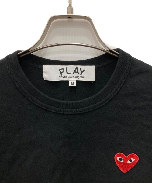 PLAY COMME des GARCONS（プレイコムデギャルソン）PLAY COMME des GARCONS (プレイコムデギャルソン) ハートロゴTシャツ ブラック サイズ:Mの古着・服飾アイテム