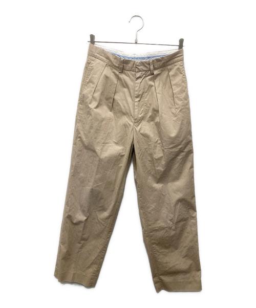 POLO RALPH LAUREN（ポロ・ラルフローレン）POLO RALPH LAUREN (ポロ・ラルフローレン) 2タックパンツ ベージュ サイズ:29の古着・服飾アイテム