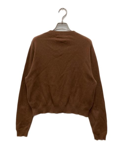 CABAN（キャバン）CABaN (キャバン) コットンカシミヤ クルーネックカーディガン ベージュ サイズ:Sの古着・服飾アイテム