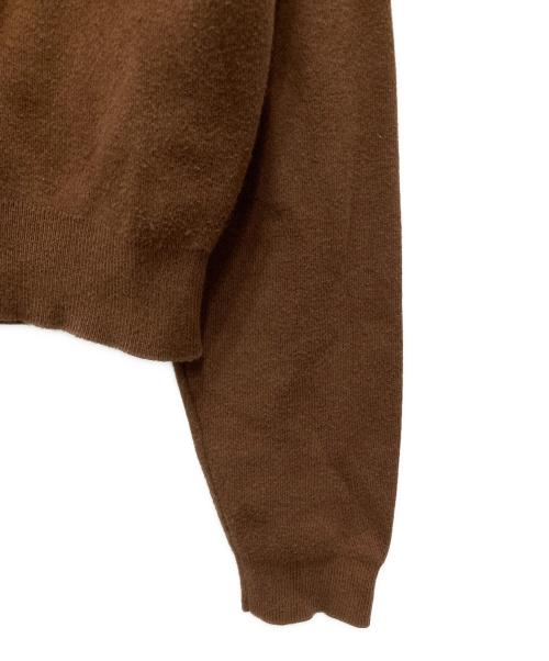 CABAN（キャバン）CABaN (キャバン) コットンカシミヤ クルーネックカーディガン ベージュ サイズ:Sの古着・服飾アイテム