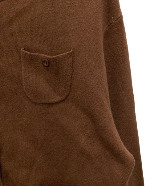 CABAN（キャバン）CABaN (キャバン) コットンカシミヤ クルーネックカーディガン ベージュ サイズ:Sの古着・服飾アイテム