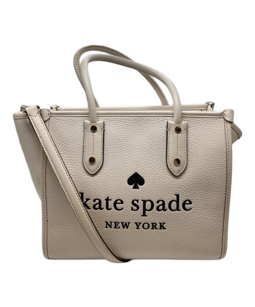 Kate Spade（ケイトスペード）Kate Spade (ケイトスペード) 2WAYショルダーバッグ ホワイトの古着・服飾アイテム
