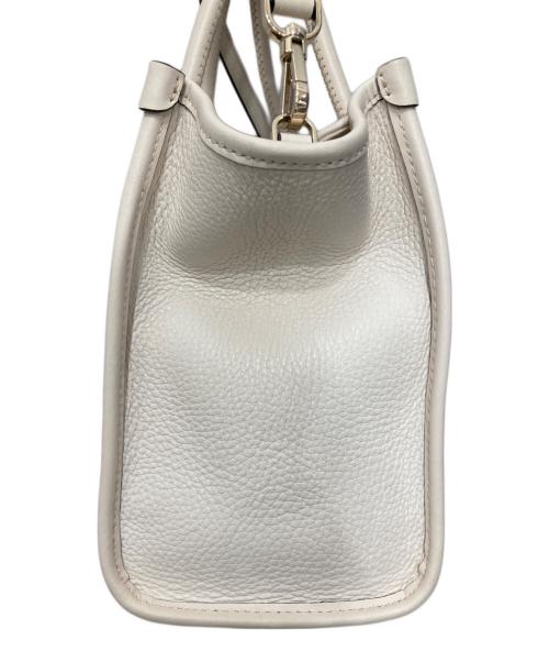 Kate Spade（ケイトスペード）Kate Spade (ケイトスペード) 2WAYショルダーバッグ ホワイトの古着・服飾アイテム