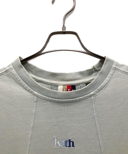 KITH（キス）KITH (キス) フロントロゴカットソー スカイブルー サイズ:Lの古着・服飾アイテム