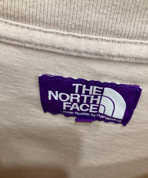 THE NORTHFACE PURPLELABEL（ザ・ノースフェイス パープルレーベル）THE NORTHFACE PURPLELABEL (ザ・ノースフェイス パープルレーベル) 7oz H/S POCKET TEE/セブンオンス ハーフスリーブ ポケット ティー ベージュ サイズ:Lの古着・服飾アイテム