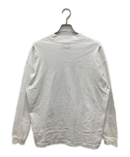 ATON（エイトン）ATON (エイトン) SUVIN 60/2 | OVERSIZED T-SHIRT ホワイト サイズ:6の古着・服飾アイテム