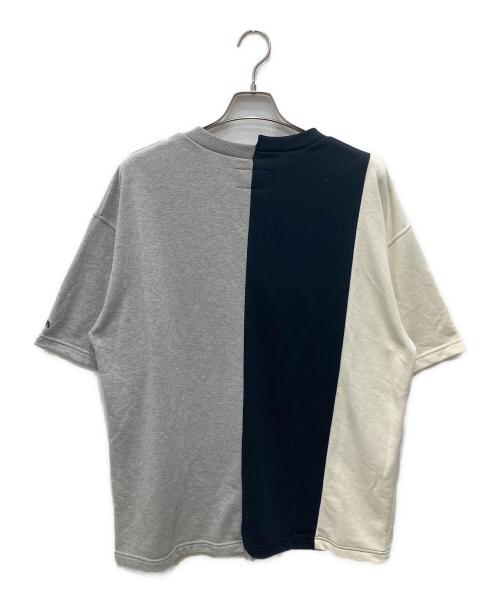 THE NORTHFACE PURPLELABEL（ザ・ノースフェイス パープルレーベル）THE NORTHFACE PURPLELABEL (ザ・ノースフェイス パープルレーベル) ドッキング半袖スウェット マルチカラー サイズ:Lの古着・服飾アイテム