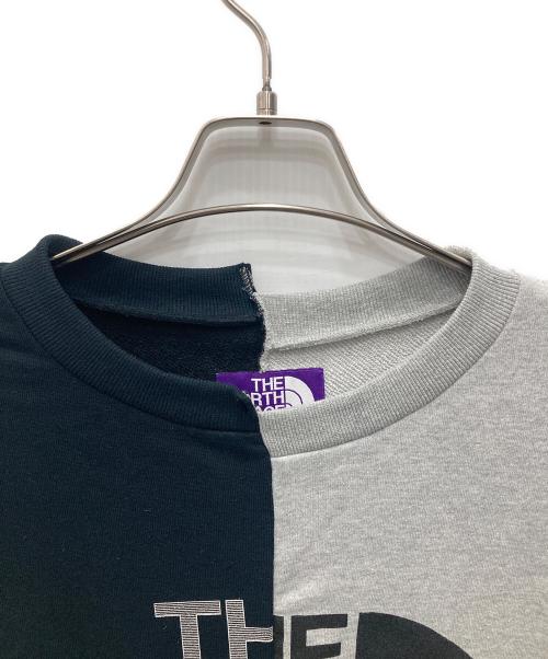 THE NORTHFACE PURPLELABEL（ザ・ノースフェイス パープルレーベル）THE NORTHFACE PURPLELABEL (ザ・ノースフェイス パープルレーベル) ドッキング半袖スウェット マルチカラー サイズ:Lの古着・服飾アイテム