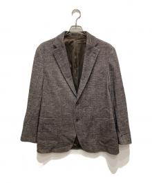 MACKINTOSH LONDON（マッキントッシュ ロンドン）の古着「FLEX JERSEY グレンチェックテーラードジャケット」｜ブラウン