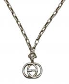 GUCCIグッチ）の古着「インターロッキングG ネックレス」｜シルバー