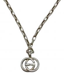 GUCCI（グッチ）の古着「インターロッキングG ネックレス」｜シルバー