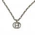 GUCCI (グッチ) インターロッキングG ネックレス シルバー：15000円