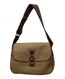 HUNTING WORLD（ハンティングワールド）の古着「キャンバスメッセンジャーバッグ」｜ベージュ